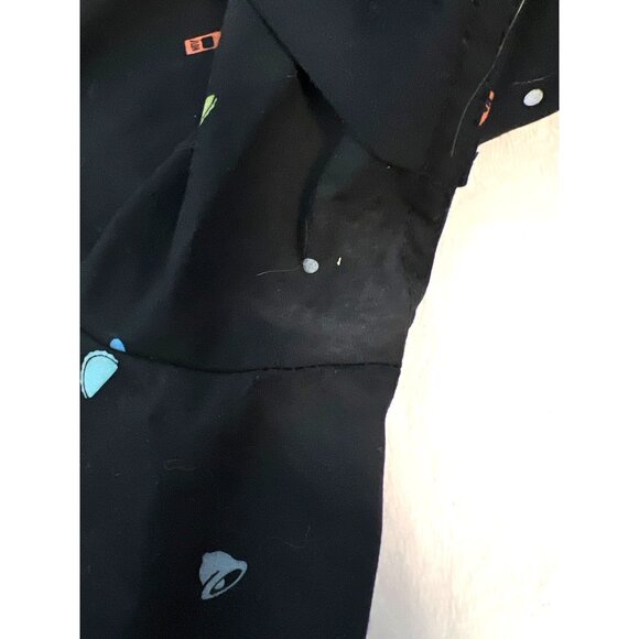 Taco Bell 2X Graphic Print Button up Mens Shirt Hawaiian Sauce Packets Bells+ - Picture 5 of 7